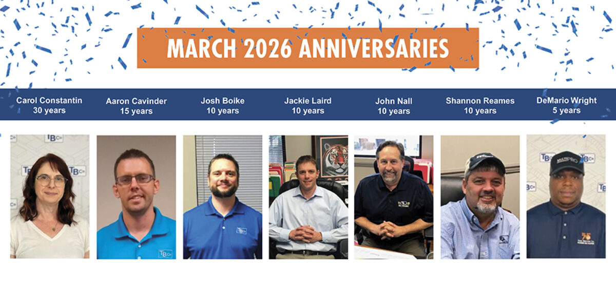 March 2026 Anniversaries